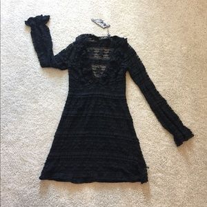 Black Lace Motel Dress